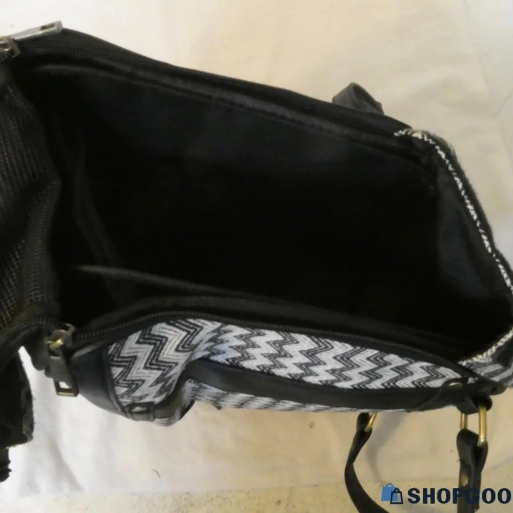 Pet Carrier Travel Bag Cloe E. Cluzo Black/White.